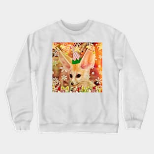 Santa's Fennec fox elf Crewneck Sweatshirt